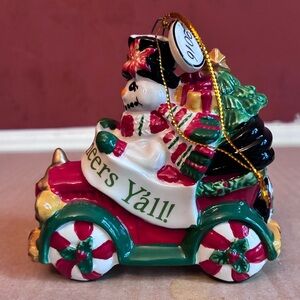 Fitz & Floyd Ya’ll Top Hat Frosty Dated Ornament 2016
